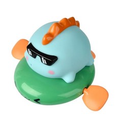 可愛拉線驅動噴水洗澡玩具 寶寶洗澡好夥伴 安全環保, 恐龍, 1個