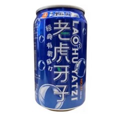 老虎牙子有氧氣泡飲 330ml, 24個
