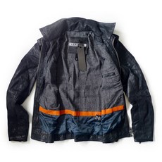 Superdry Ryan 牛皮騎士夾克，雙層翻領，羊毛內襯，黑色, 經典黑 羊毛內襯,S, 1個