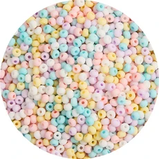 5g/10g 마카롱 12/0 유니폼 젖빛 유리 구슬 보석에 대 한 매트 불투명 스페이서 씨앗 구슬 DIY 매력 수 제, 02 5g 500pcs, 28 1