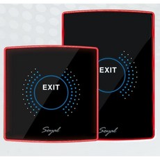 新板科技 Soyal AR-888-PBI-S 美規崁入式紅外線開門按鈕開關 雙色LED指示燈 門禁系統適用, 1個, 美規未稅價