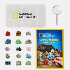 내셔널지오그래픽 원석 보관함 어린이 과학 장난감, 1개