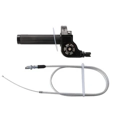 7/8''22mm CNC 알루미늄 오토바이 액셀러레이터 핸들바 스로틀 트위스트 그립 (핏 바이크 모토크로스 ATV, 04 하늘색