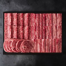 1++한우 투뿔 핫딜세트4 꽃등심 200g+갈비 200g, 1개