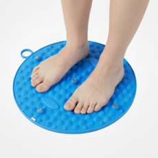 두두타운 발바닥 지압 마사지 매트, 블루, 2개