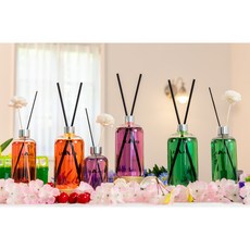[르마스] 빛을 품은 디퓨저 500ml 택1 + 무드등 1개 + 스틱(중) + 쇼핑백 / 무드등포함상품, 블랙체리(500ml)