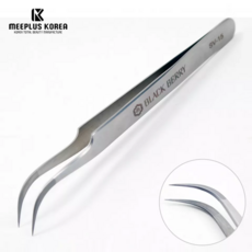 블랙베리 속눈썹 정밀 핀셋 족집게 연장도구재료 전문가용[실버] 8종, 1개