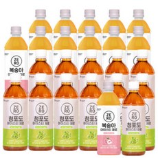 맥널티 제로 아이스티 복숭아 500mlx12입 + 청포, 500ml, 24개
