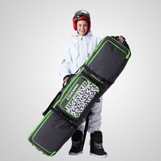 낚시가방 가방 낚시 보조가방 방수 데크 보드 바퀴달린 보드가방 배낭 보관 스노우보드가방, 애플 그린(특대형), 1개