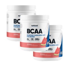 nutricost 女性BCAA支鏈胺基酸粉 西瓜風味, 3罐