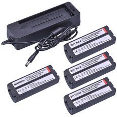 Batmax NB CP2L NB CP2LH 배터리 NB CP1L 캐논 호환 SELPHY CP1500 CP1300 CP1200 CP910 CP900 CP800 CP790 CP780, 4 Battery Charger
