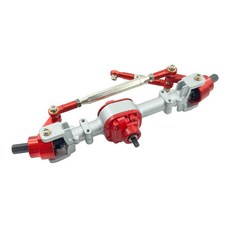 臺灣熱銷 莽牛 D90 D91 D96 98 99S 遙控車 金屬陞級改裝零配件 前後橋總成, 銀色前橋, 1個