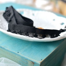 소프트 리폼 의류 소매 펀칭 만들기 공방 부자재 망사 레이스 원단 옷 diy, A타입 1미터 너비 1.4cm