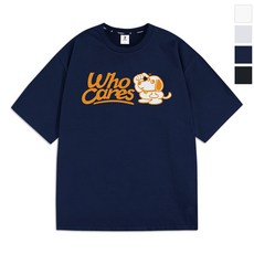 빅사이즈 후케어스 오버핏 반팔 티셔츠 (GT001TBM)