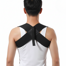 아데트 바른 자세 굽은등 헬스 어깨 교정 밴드, 1개