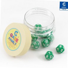 (가베가족)KS5025 큰솔스토밍 십이면체주사위10개세트, one color/free