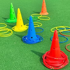 고리 링 던지기 체육용품 스포츠 팀게임 교구 파티용품, 블루