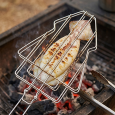 오징어 구이틀 석쇠 접이식 스텐 접석쇠, 1개