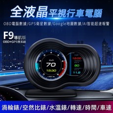 A.F.C 一朵花 F9 抬頭顯示器 GPS 導航 ECU數據 水溫 時速 轉速 油耗 貨車 HUD