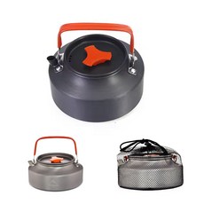 경질 초경량 1.1L 낚시 주전자 캠핑 컵라면 2개가능 파우치포함 감성주전자, 경질1.1L주전자(파우치포함)