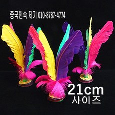 [판다마켓8787]중국문화체험/ 큰 사이즈 20cm 거위털/ 전통 스포츠/다문화, 1개