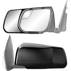 K 소스 스냅 앤 잽 맞춤형 견인 미러 세트 Chevrolet Colorado / GMC Canyon용 검은색, K 소스 스냅 앤 잽 맞춤형 견인 미러 세트 Chevr