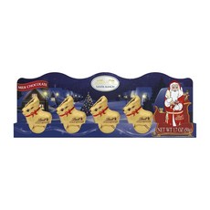 Lindt 瑞士蓮 牛奶巧克力聖誕老人雪橇, 1個, 50g