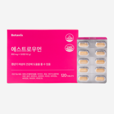 에스트로우먼 갱년기 여성 건강 회화나무추출물 영양제, 1박스, 120정