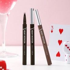 [NEW] 헤비로테이션 페이크 리퀴드 아이브로우, 02 소프트 브라운, 1개, 02 소프트 브라운