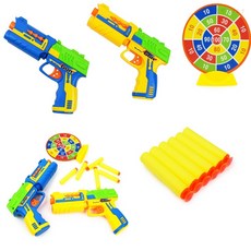올짱 서바이벌 소프트다트총 어린이사격놀이 완구총 세트 사격놀이완구