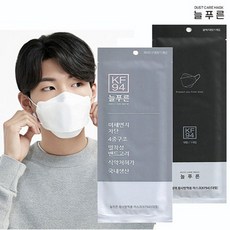 늘푸른 마스크 KF94 중형 귀편한 숨쉬기편한 병원 약국 공적 귀안아픈 일반 성인 3D 귀가편한 보풀없는 3단 써멀본드, 1박스