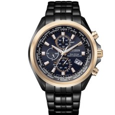 【公司貨】CITIZEN星辰廣告款黑色金框5局太陽能電波AT8206-81L/麗寶錶樂園