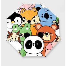 스트롤러 우산 강아지 햇빛가리개 유모차 고양이 대형 개모차 양산, 85CM애니멀(블랙젤타입 우산꽂이+우산걸이), 1개