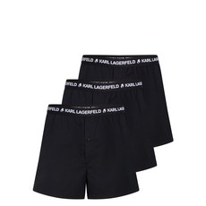칼 라거펠트 로고 웨이스트밴드 복서 브리프 3팩 세트