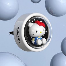 산리오 헬로키티 별빛 LED 차량용 방향제, 헬로키티 핑크리본