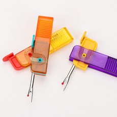 접이식 실뜯개 의류 라벨 제거 칼, 1개입 둥근 손잡이