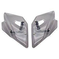 오토바이 호환 윈드쉴드 사이드 스포일러 방향지시등 윈드 디플렉터 BMW R1250GS 어드벤처 R1200GS LC 1200 GS 1250 2013-2024, Smoky Grey