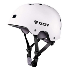 TEEZE 孩童用自行車直排輪安全帽, 白色的