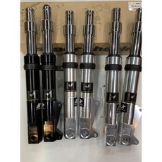 SUPER SHOCH M2 前叉 前避震 DIO車系 碟煞 27轉30心 原廠長度 降三公分, 1個, 原廠長度碟煞銀頭金身75kg,MF2 DIO碟煞前叉組