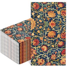 JarThenaAMCS 40피스 플라워 게스트 냅킨 일회용 냅킨 빈티지 플로럴 디너 종이 냅킨 봄 파티 욕실 식기 용품, JarThenaAMCS 40피스 플라워 게스트 냅킨 일