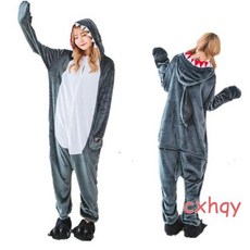 鯊魚睡衣 動物裝 卡通睡衣 情侶睡衣 聖誕節交換禮物