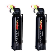 차량용 소화기 가정용 겸용 1+1 1000G, 2개, 블랙, 1.3L