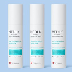 메디케이 뿌리는 부스터 마그네슘 스프레이 대용량 핫 스프레이 스포츠, 3개, 150ml