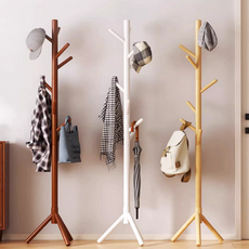 씬스틸셀러 자연미감 공간절약 튼튼내구 스탠드 옷걸이, 월넛