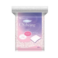 CottonLabo CS-being 粉色天然化妝棉 180片, 1個
