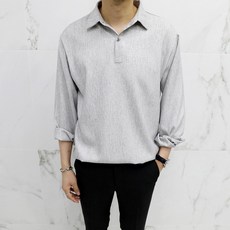 ADORE CLASSIC 男款半開領長袖襯衫