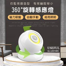 USEFUL 360度旋轉智慧感應燈, 1個