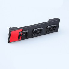 아우디 엠블럼 전면, RS3블랙