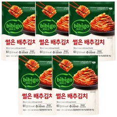(냉장)비비고 썰은배추김치60g, 60g, 5개