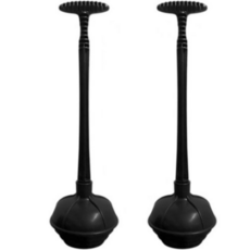 월드크린 초강력 삼중 압축기 뚫어뻥, 2개, 블랙